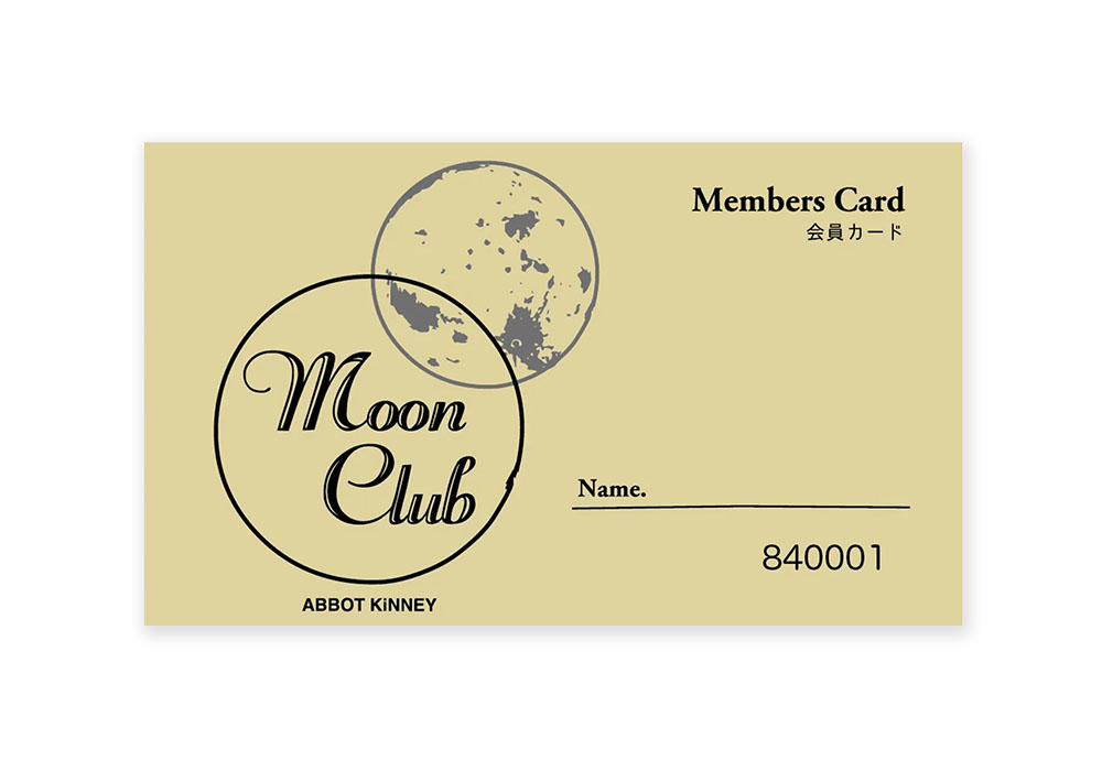 Moonclubカード表